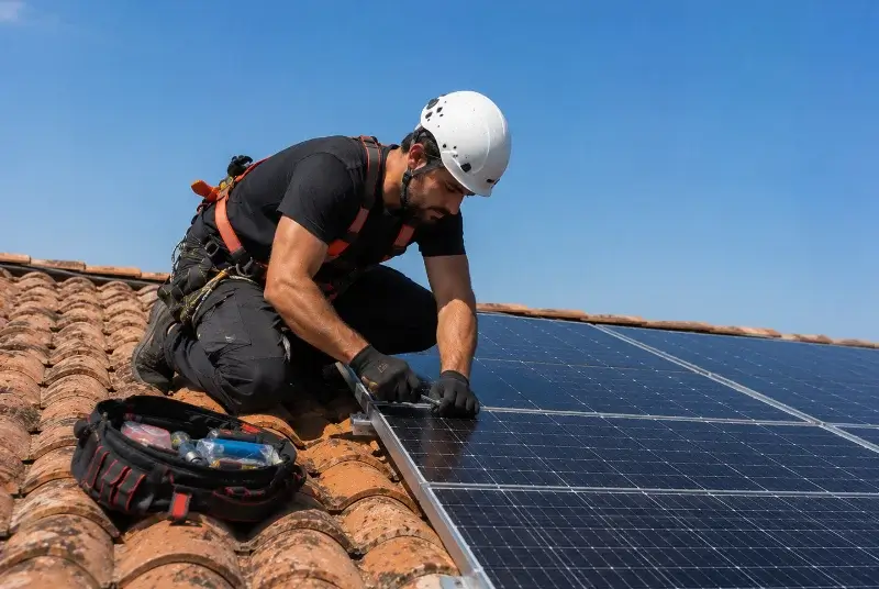 Maintenance et monitoring de panneaux solaires à Truinas